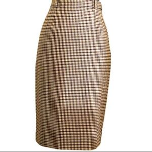 AQUASCUTUM LONDON VINTAGE PENCIL SLENTED SKIRT SIZE 10